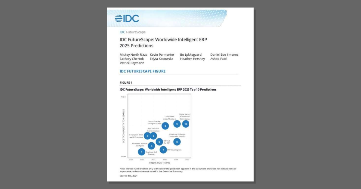 AI and intelligent ERP are converging to redefine enterprise operations. The 